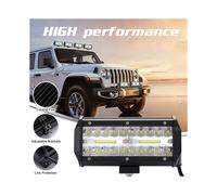 2 pezzi 7" DC12-24V 228W Luci a LED per esterni per auto, camion, SUV, fuoristrada, faretti, fendinebbia,