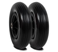 2 Pezzi 8 Pollici Sedia a Rotelle Anteriore Ruote di Ricambio Accessorio, Solido PU Indossabile Pneumatici fer Sedia a Rotelle Elettrica Walker