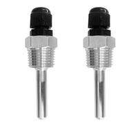 2 pezzi 8 x 50 mm Manicotto Sommergibile in Acciaio Inox, Pozzetto Termometrico Thermowell Pozzetto per Sonda Acciaio Inossidabile Tubo di Protezione per Sensore di Temperatura Tubi di Protezione