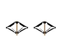 2 pezzi 86 tipo scatola interruttore strumento di riparazione montaggio a parete cassetta strumento di riparazione cassetta inferiore riparazione set fisso con 2 viti per la riparazione