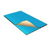 2 pezzi 90mil 2,3mm 1,38 piedi quadrati Tappetino fono per auto blu