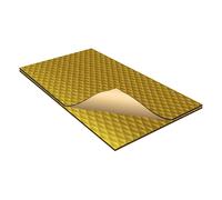2 pezzi 90mil 2,3mm 1,38 piedi quadrati Tappetino fono per auto Oro