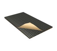 2 Pezzi 90mil 2.3mm 1.38ft² Tappetino Smorzante per Auto in Gomma Nero