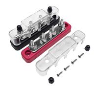2 pezzi a 4 poli singola fila di colonna, morsetto a vite da 150 A, busbar con 4 bulloni di collegamento M6, per bus, barca RV (fila singola a 4 poli)