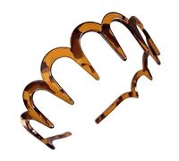 2 pezzi a forma di forma di moda per capelli a forma di pettine a fascia zig zag fascia per donna ragazza (e)