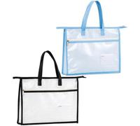 2 Pezzi A3 Cartella Artistica Custodia Per Portfolio Artistico Custodia Impermeabile Per Opere D'arte Custodia Per Pittura Tavolo Disegno Archiviazione Portafogli Per Artisti Cartella Per Trasporto