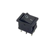 2 pezzi AC 6A/250V 10A/125V 6 pin 21 * 15 mm ON/OFF 2 posizioni Snap In interruttore a bilanciere for barca interruttore on off KCD1 nero 21x15mm caldo