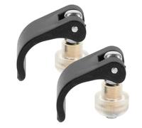 2 Pezzi Accessori per Bastoni da Trekking Blocco Esterno Nero | Gomma e Nylon, Ricambio per Meccanismi Flip-lock, per Escursioni e Trekking in Montagna