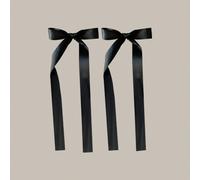 2 pezzi Accessori per capelli da donna, fermagli per capelli con fiocco semplici e alla moda con nastri, forcine eleganti stile balletto, decorazioni carine e dolci per capelli, adatte per uso quotidi