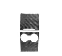 2 Pezzi Accessori Per Interni Auto Centro Cruscotto Rivestimento Striscia Adesivo Per Tesla Model Y 2020-2022 Modello 3 2017-2022(Carbon Fibre Black B)