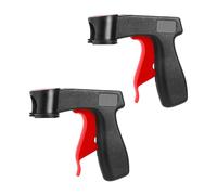 2 Pezzi Accessori per Macchine a Spruzzo di Colore: Manico per Pistola a Spruzzo, Supporto per Bomboletta Spray e Maniglia