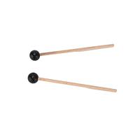 2 Pezzi Accessori per Tamburi in Gomma a Tamburo Etereo, Manico in Legno Rotondo per il Tamburo Accessori a Percussione, Manico di Acero Leggero, Esterno Senza Baratto Lucido,