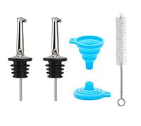 2 pezzi Acciaio Inox Beccuccio Versatori Bottiglia Versatore Tappo Beccucci Liquore di olio d' oliva caffè Sciroppo Aceto
