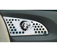 2 Pezzi Acciaio Inox Lucidato Pannello Decorazioni per Serie R 2004-2009 Trucks