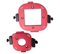 2 pezzi ad alta precisione router angolari guide 10-50R per uso professionale per una finitura accurata del legno lavorazione del legno strumento bordo