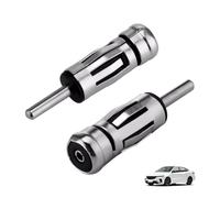 2 Pezzi Adattatore Antenna ISO a DIN Radio Auto, Spinotto Antenna Universale per Autoradio, Connettore DIN Maschio a Femmina ISO per Pioneer/Kenwood, Facile Installazione Plug and Play