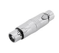 2 pezzi - Adattatore Neutrik 3 poli XLR(F)/XLR(F) NA3FF - Connettore Professiona