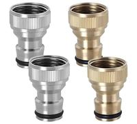 2 Pezzi Adattatore rubinetto Canna Acqua Universali per Miscelatore Adattatore per Tubo, 22/24mm Maschio per Rubinetti Da Cucina, Da Bagno E Da Giardino