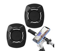 2 Pezzi Adattatore Universale Bici Compatibile Con Quad Lock, Supporto Rapido Per Smartphone, Bicicletta, Moto, Auto E Accessori Varie Marche(Nero,C)