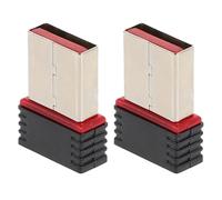 2 Pezzi Adattatore Wifi USB Mini 150m in Metallo e Plastica | Plug And Play, Compatto e Portatile, per Torre Pc, Ufficio, Studenti, Hotspot Pubblici e Casa
