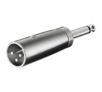 2 Pezzi Adattatore XLR 3 Poli Spina XLR > Spina Mono 6,35mm