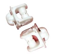 2 pezzi adatti for lavatrice a tamburo Pan-asonic His-ense ammortizzatore asta di scossa staffa di plastica a scatto fisso supporto testa sedile