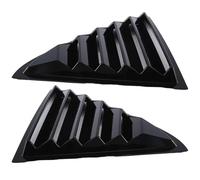 2 pezzi adatti per Chrysler 300C Sedan 2011-2021, copertura per feritoia di ventilazione laterale esterna del lunotto posteriore dell'auto(Matte Black)