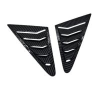 2 pezzi adatti per Nissan Tiida Hatchback 2005-2010, copertura per feritoia di ventilazione laterale del finestrino anteriore dell'auto