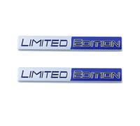 2 Pezzi Adesivi con Stemmi Limitata Edizione per Auto, Moto, Camion (Blu)