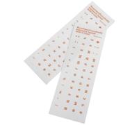2 Pezzi Adesivi per Tastiera con Lettere Russe per Notebook e PC | Pvc, Fondo Trasparente con Scritte Arancioni, Applicazione Facile, Rimozione Semplice, Resistenza All'usura