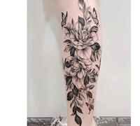 2 Pezzi Adesivi Per Tatuaggi Temporanei A Base Di Erbe Tatuaggio Finto Semplice Fiore Farfalla Succo Donne E Uomini Semipermanenti Antiriflesso Impermeabile Durata 2 Settimane O Temporaneo