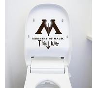 2 Pezzi Adesivi Per Toilette, Sticker Wc Divertenti Impermeabilità, Adesivi Per Coperchio Del Wc Diy, Adesivi Parete Adesivi Autoadesivi Rimovibili, Per Bagno Adesivi Murali Wc Decor