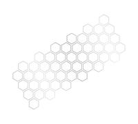 2 Pezzi Adesivo Auto per BMW X6 X6M E71 E72 F16 F96 G06 30i 30d 40i 40d M50i, DIY Adesivo per la Modifica del Corpo con Motivo a Nido D'ape Sticker Decal Pellicola Adesivi Tuning Auto Accessori Auto