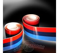 2 PEZZI Adesivo fasce strisce BMW cm120x4 - M PERFORMANCE MOTORSPORT MOTORRAD