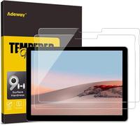[2 pezzi] Adeway Microsoft Surface Go 4 Pellicola salvaschermo da 10,5 pollici, Vetro temperato / Ultra sensibile / Sostituzione a vita / Senza bolle, Compatibile per Surface Go 4/3/2/1