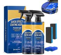 2 Pezzi Advanced Car Quick-Acting Coating Agent Spray, Avanzato Nano Rivestimento, Spray per Riparazione Graffi e Cera, Impermeabile, Resistente all'Olio, Rivestimento per Auto