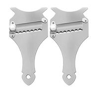 2 Pezzi Affettatartufi in Acciaio Inox Con Lama Regolabile, Grattugia Per Cioccolato E Formaggio, Utensili Da Cucina Multifunzionali Per Tartufo E Verdure