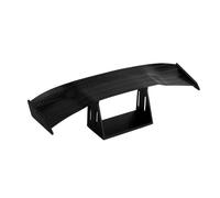 2 Pezzi Ala Posteriore e Spoiler Anteriore Auto, Mini Ala Posteriore, Spoiler per Carrozzeria, Parti Auto, Colore Nero