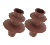 2 Pezzi Albero a Spirale per Fontana Cioccolato Mini Doppio Livello
