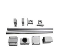 2 pezzi albero lineare OD8/10/12/16mm 300 400 500 4 pezzi SCS8/10/12/16UU blocchi di cuscinetti lineari 4 pezzi SK8/10/12(400mm,10mm)