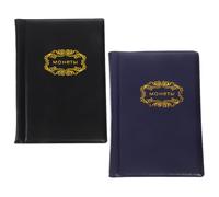 2 Pezzi Album per Monete da Collezione, 120 Tasche Trasparenti | PVC e PU, Dieci Pagine Ben Strutturate, per Numismatici e Collezionisti, Esposizioni e Scrivania