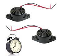 2 pezzi allarme estivo elettronico piezo buzzer 3 - 24 V DC con segnale acustico continuo da 100 db, modulo attivo per sistemi di sicurezza industriale