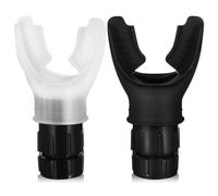 2 Pezzi Allenatore Portatile Regolabile in Silicone | Strumento per Esercizi di Respiro, Uso Multiuso, per Cantanti e Atleti, Leggero e Facile da Portare