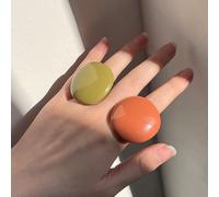 2 pezzi Anello in resina geo Tagli UnicaABS