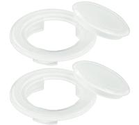2 pezzi anello per ombrellone da tavolo con tappo foro per ombrellone, anello da tavolo in plastica, anello forato, diametro interno 42 mm, foro per ombrellone, tovaglia per esterni e terrazze