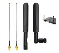 2 Pezzi Antenne WiFi RP SMA 8dBi Dual Band 2,4GHz 5GHz 5,8GHz Maschio, Cavo Pigtail U.FL a RP SMA Femmina 32cm, Compatibile con Schede di Rete M.2 NGFF Intel AX200 AX210 7265AC, per Router, Telecamere