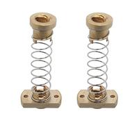 2 Pezzi Anti Gioco Molla Caricato Dado Eliminazione Gioco Dadi in Ottone Asse Z Acme Asta Filettata Aggiornamento Kit per Ender 3s 3 Pro V2 3D Stampante
