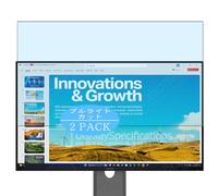 2 Pezzi Anti Luce Blu Pellicola Protettiva, compatibile con Lenovo ThinkVision P24Q-40 P24QD-40 23.8" Monitor Screen Protector Protezioni Schermo (Non Vetro Temperato)