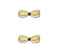 2 Pezzi Ape per Bambine, Accessorio Costume in Stoffa Giallo | Spettacoli, Parate a Tema e Feste, Look Vivace, Leggero per Danzare, Effetto Realistico