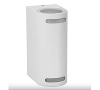 2 PEZZI Applique da Parete Doppio Attacco GU10 Portalampada 15CM da Esterno IP54
